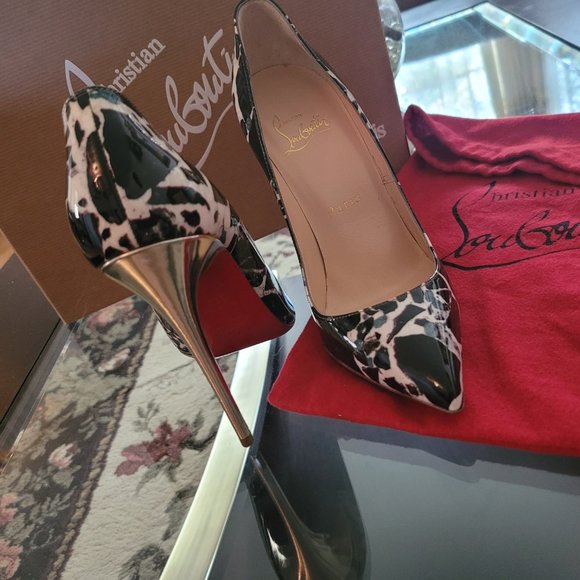 Authentic Christian Louboutin Marble Pumps - Picture 3 of 4
